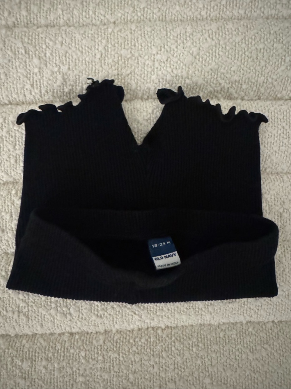 Old Navy Bike Shorts - Ribbed Lettuce Edge (tried on)
